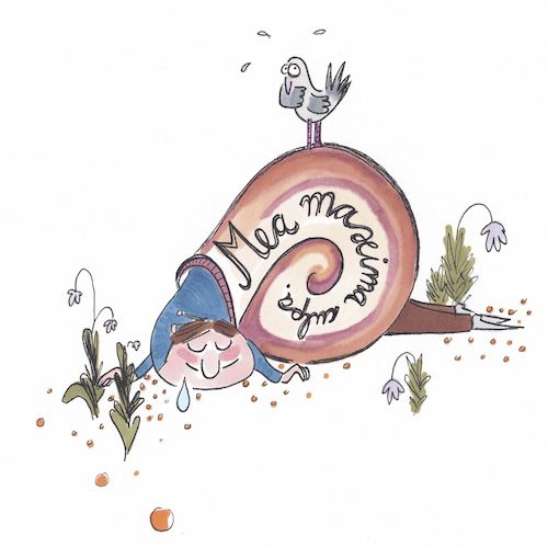 Illustration eines Lehrkraft-Musters, das zeigt, wie Schuldgefühle Selbstreflexion beeinflussen können.