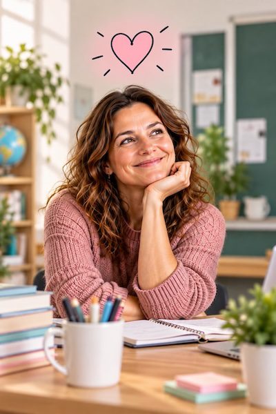 Persönlichkeitstest für Lehrer:innen – Welcher Lehrertyp bist du? 2 Lehrerin als Harmonie-Typ beim Persönlichkeitstest für Lehrer