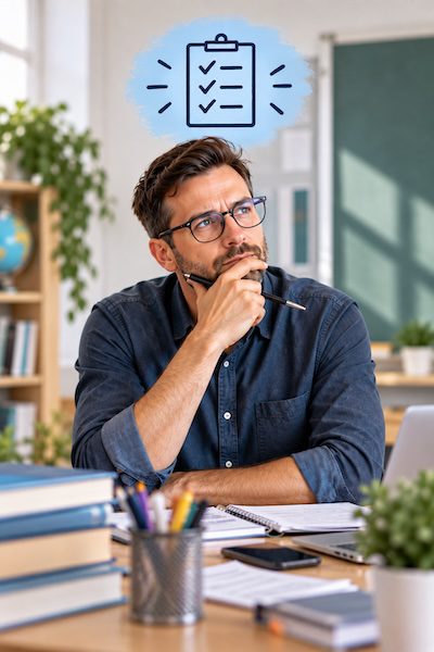 Persönlichkeitstest für Lehrer:innen – Welcher Lehrertyp bist du? 3 Lehrer als Kontroll-Typ beim Persönlichkeitstest für Lehrer
