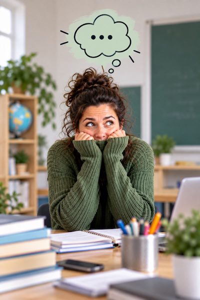 Persönlichkeitstest für Lehrer:innen – Welcher Lehrertyp bist du? 4 Lehrerin als Vermeidungs-Typ beim Persönlichkeitstest für Lehrer
