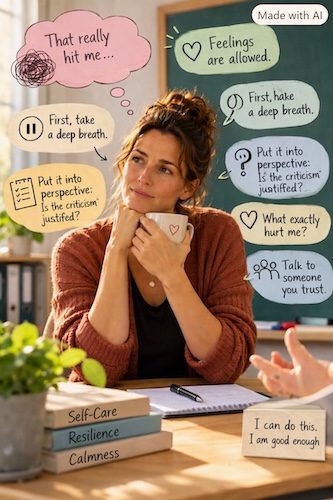 A teacher thoughtfully reflects on some hurtful feedback